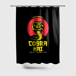Шторка для душа Cobra Kai California, цвет: 3D-принт