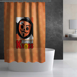 Шторка для душа Bubble kvass, цвет: 3D-принт — фото 2