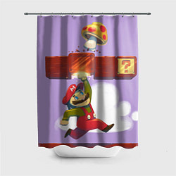 Шторка для душа Mario game art, цвет: 3D-принт