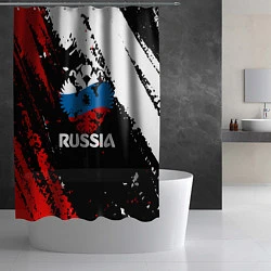 Шторка для душа Russia Герб в цвет Флага, цвет: 3D-принт — фото 2