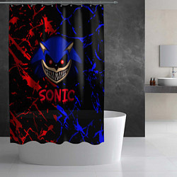 Шторка для душа SONIC EXE DARK SONIC, цвет: 3D-принт — фото 2