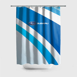 Шторка для ванной Subaru Logo спорт
