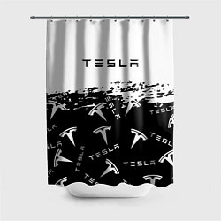 Шторка для ванной Tesla - Black & White