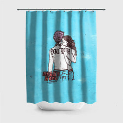 Шторка для душа Lil Peep Right Here, цвет: 3D-принт