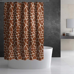 Шторка для душа Шкура Жирафа - Giraffe, цвет: 3D-принт — фото 2