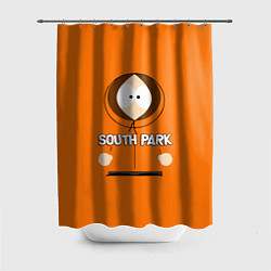 Шторка для душа Кенни МакКормик Южный парк, цвет: 3D-принт