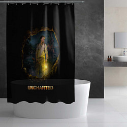 Шторка для душа Uncharted Анчартед Фильм, цвет: 3D-принт — фото 2