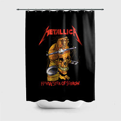 Шторка для душа METALLICA - HARVESTER OF SORROW, цвет: 3D-принт