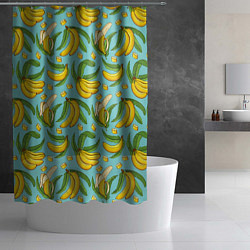 Шторка для душа Banana pattern Summer Fashion 2022, цвет: 3D-принт — фото 2