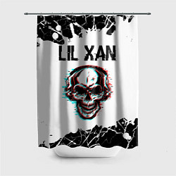 Шторка для душа Lil Xan ЧЕРЕП Краска, цвет: 3D-принт