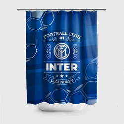Шторка для душа Inter FC 1, цвет: 3D-принт