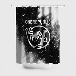 Шторка для душа OneRepublic - КОТ - Краска, цвет: 3D-принт