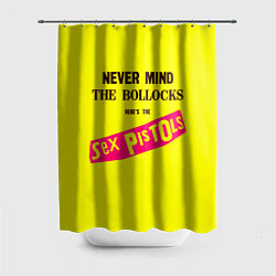 Шторка для душа Never Mind the Bollocks, Heres the Sex Pistols, цвет: 3D-принт