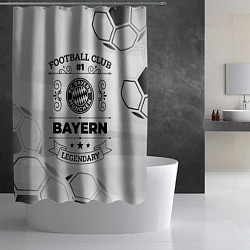 Шторка для душа Bayern Football Club Number 1 Legendary, цвет: 3D-принт — фото 2