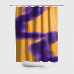 Шторка для душа Фиолетовая река, цвет: 3D-принт