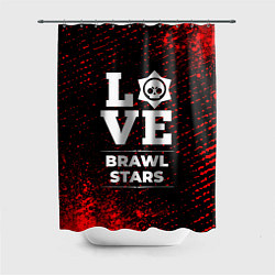 Шторка для душа Brawl Stars Love Классика, цвет: 3D-принт