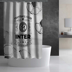 Шторка для душа Inter Football Club Number 1 Legendary, цвет: 3D-принт — фото 2