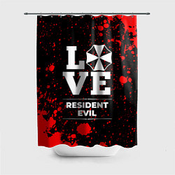 Шторка для душа Resident Evil Love Классика, цвет: 3D-принт