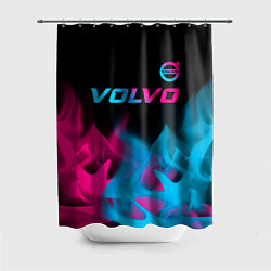 Шторка для душа Volvo Neon Gradient, цвет: 3D-принт