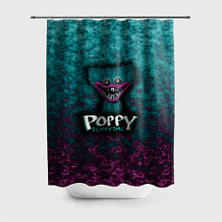 Шторка для душа Poppy Playtime Huggy Waggy Поппи Плейтайм Хагги Ва, цвет: 3D-принт