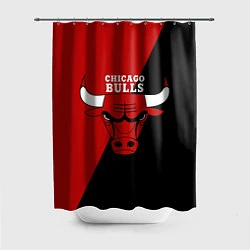 Шторка для душа Chicago Bulls NBA, цвет: 3D-принт