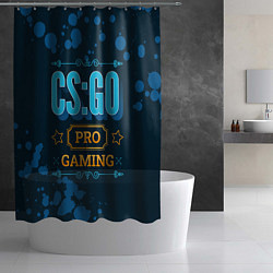 Шторка для душа Игра CS:GO: PRO Gaming, цвет: 3D-принт — фото 2