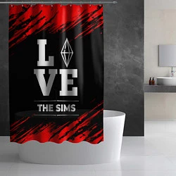 Шторка для душа The Sims Love Классика, цвет: 3D-принт — фото 2