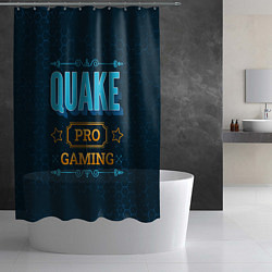 Шторка для душа Игра Quake: pro gaming, цвет: 3D-принт — фото 2