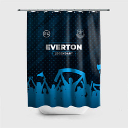 Шторка для душа Everton legendary форма фанатов, цвет: 3D-принт