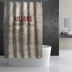 Шторка для душа Run For Cover Workout Mix - The Killers, цвет: 3D-принт — фото 2
