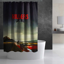 Шторка для душа Battle Born - The Killers, цвет: 3D-принт — фото 2
