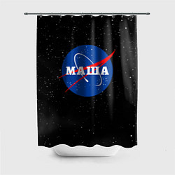 Шторка для душа Маша Наса космос, цвет: 3D-принт
