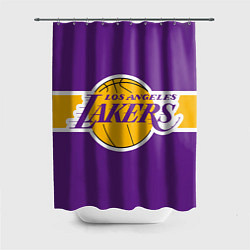 Шторка для душа LA Lakers NBA, цвет: 3D-принт