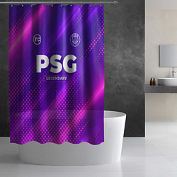 Шторка для душа PSG legendary sport grunge, цвет: 3D-принт — фото 2