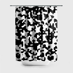 Шторка для душа Камуфляж Cowskin средний, цвет: 3D-принт