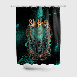 Шторка для душа Slipknot monster, цвет: 3D-принт