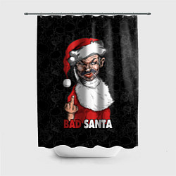 Шторка для душа Fuck you, bad Santa, цвет: 3D-принт