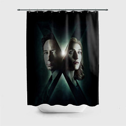 Шторка для душа X - Files, цвет: 3D-принт