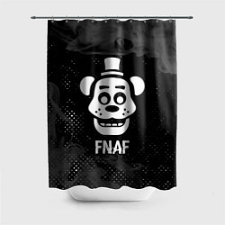 Шторка для душа FNAF glitch на темном фоне, цвет: 3D-принт