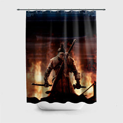 Шторка для душа Sekiro: Shadows Die Twice, цвет: 3D-принт