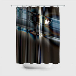 Шторка для душа Корона и месяц, цвет: 3D-принт