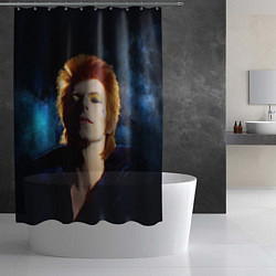 Шторка для душа David Bowie - Jean Genie, цвет: 3D-принт — фото 2