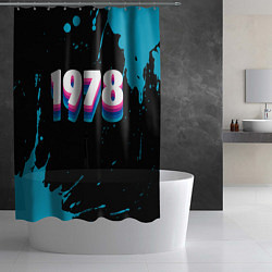 Шторка для душа Made in 1978: vintage art, цвет: 3D-принт — фото 2
