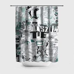 Шторка для душа Ice Tea Style, цвет: 3D-принт