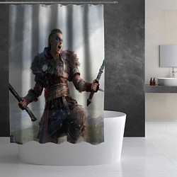 Шторка для душа Assassins Creed Эйвор, цвет: 3D-принт — фото 2
