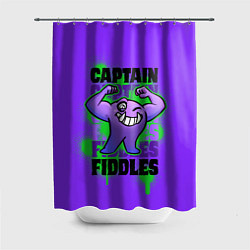 Шторка для душа Капитан Фиддлс, цвет: 3D-принт