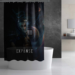 Шторка для душа The expanse - Camina, цвет: 3D-принт — фото 2