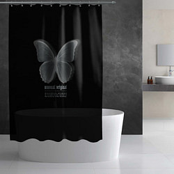 Шторка для душа Butterfly unusualy original, цвет: 3D-принт — фото 2