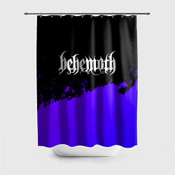Шторка для душа Behemoth purple grunge, цвет: 3D-принт