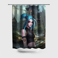 Шторка для душа Jinx art, цвет: 3D-принт